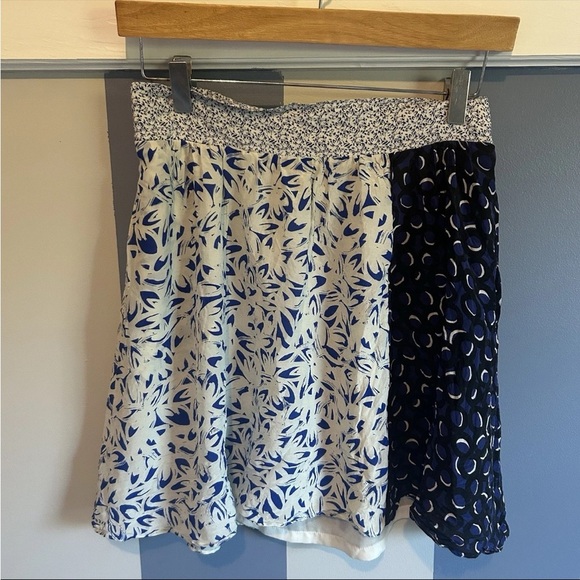 Maeve Dresses & Skirts - MAEVE ANTHROPOLOGIE CARRIZO MIXED PATTERN 100% SILK MINI SKIRT